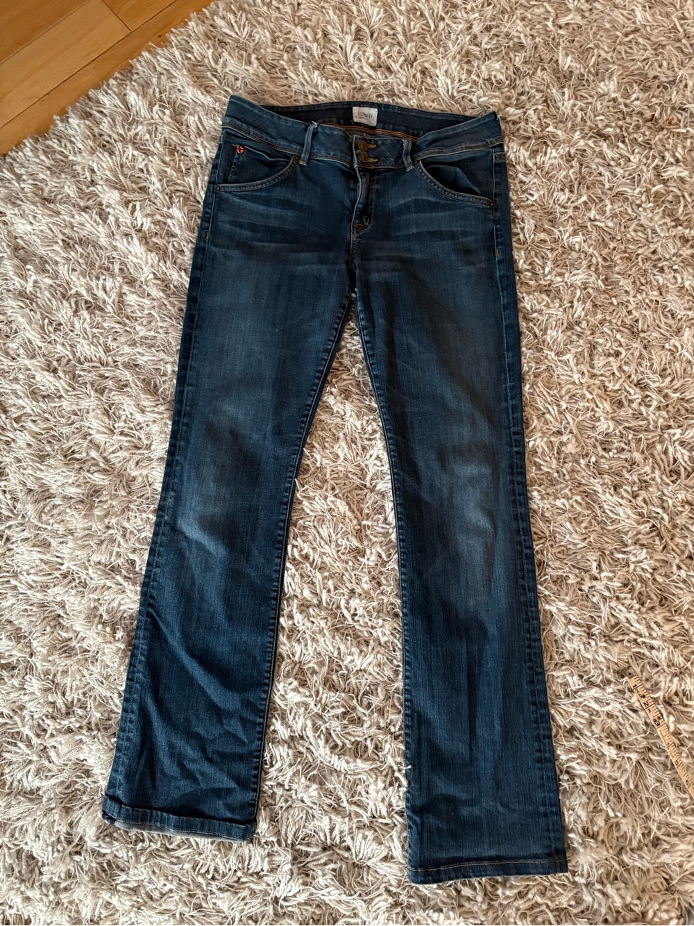 Hudson Jeans women’s  Dark Blue Denim with Contrast Stitching - Picture 6 of 8